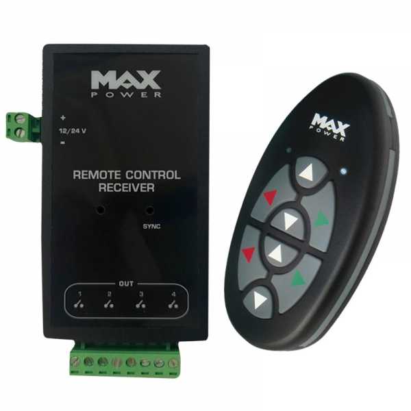 Kit radiocomando e ricevitore Max Power