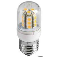 Lampadina a LED SMD zoccolo E14/E27 con copertura vetro dei LED