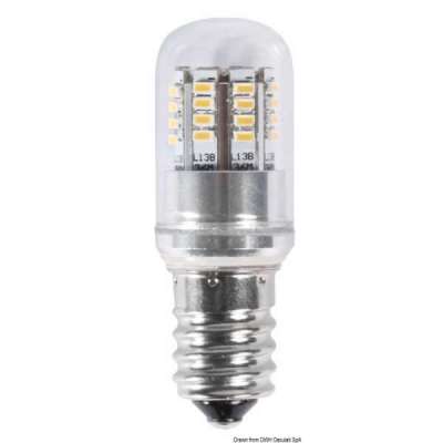 Lampadina a LED SMD zoccolo E14/E27 con copertura vetro dei LED
