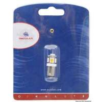 Lampadina LED per fanali, luci cortesia e luci di via zoccolo BA9S