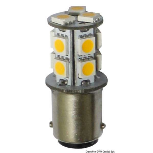 Lampadina LED SMD zoccolo BA15D per faretti