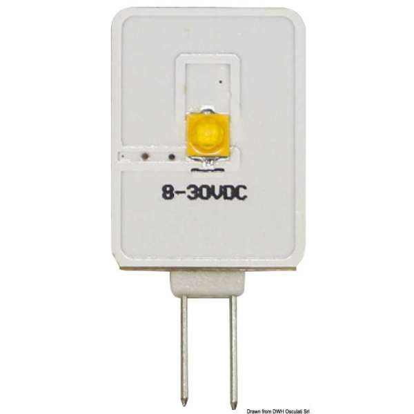 Lampadina LED - zoccolo G4 laterale
