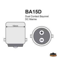 Lampadine al led SMD zoccolo BA15D per faretti con copertura in resina