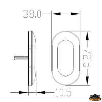 Luce di cortesia a LED senza incasso