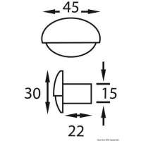 Luce di cortesia LED da incasso BATSYSTEM Steeplight