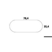 Luce di cortesia Oculus ultra piatta