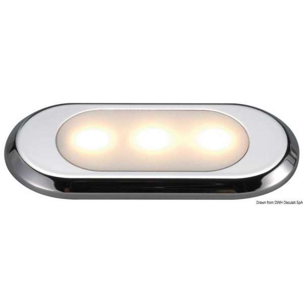 Luce di cortesia Oculus ultra piatta