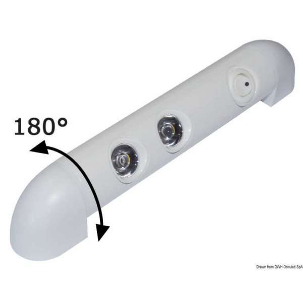 Luce LED orientabile a 180°