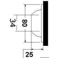 Luce subacquea LED per plancette / specchio di poppa / carena