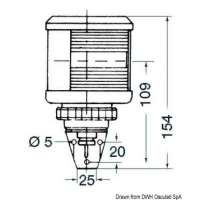 Luci di navigazione per scafi fino a 20 m DHR con omologazione MED 96/98 - EC