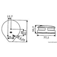 Luci di via Evoled a LED basso consumo in acciaio inox per fissaggio su piano