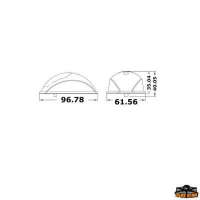 Luci di via ORIONE con sorgente luminosa a LED a basso consumo bianco