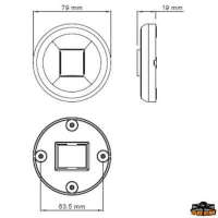 Luci di via specchio di poppa al led