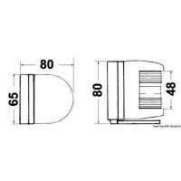 Luci di via Utility 77 con basetta posteriore