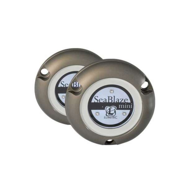  Lumitec SeaBlaze Mini, COPPIA luci LED subacquee Blu 