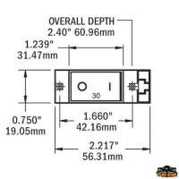 Magneto idraulico Rocker serie Flat Rocker CA-CC