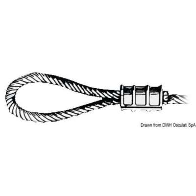 Manicotto per la piombatura in alluminio 