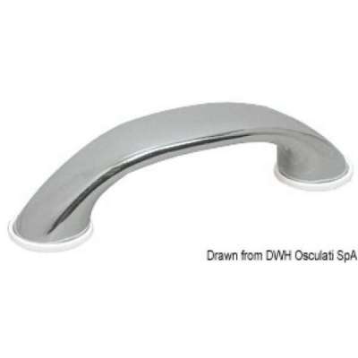 Maniglia completa di basetta in plastica