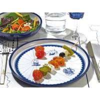 Marine Business set 6 piatti piani melamina COLUMBUS