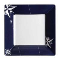 Marine Business set 6 piatti piani quadrati dessert melamina NORTHWIND 