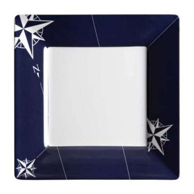 Marine Business set 6 piatti piani quadrati dessert melamina NORTHWIND 