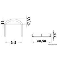 Mini cavallotto inox