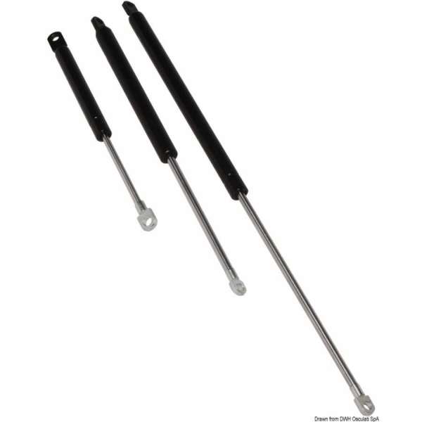 Molla a gas in acciaio verniciato occhio - occhio