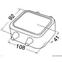 Morsettiera a 8 poli da 14 A completamente stagna
