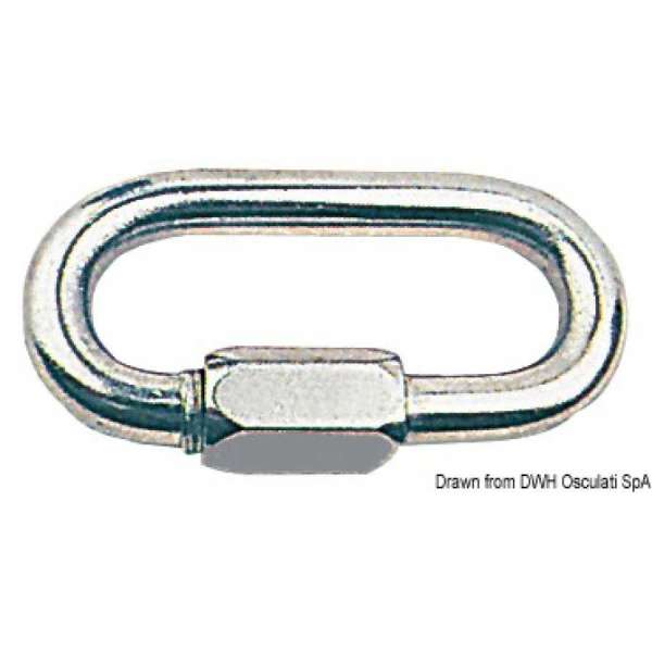 Moschettone con apertura a vite