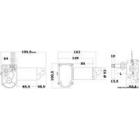 Motore serie 20 W per bracci e spazzole max 550 mm