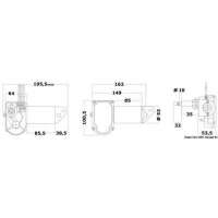 Motore serie 20 W per bracci e spazzole max 550 mm