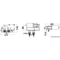 Motore serie 70 W per bracci e spazzole max 800 mm
