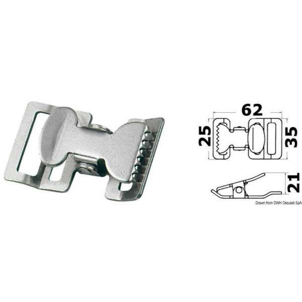 Nastro-tensore in acciaio inox
