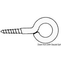 Occhiolo in acciaio inox a vite