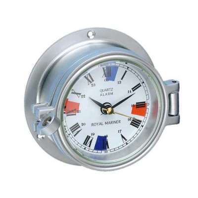 Orologio satinato con silezio radio