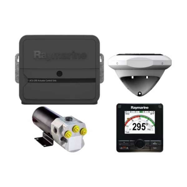 Package Autopilota Evolution EV-200 con unit&agrave; di controllo p70Rs, EV-1, ACU-200 e attuatore idraulico tipo 1