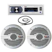 Package Boss Marine stereo MR632 casse MR50W e antenna MRANT10
