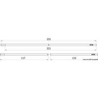 Palo in carbonio smontabile per tendalino
