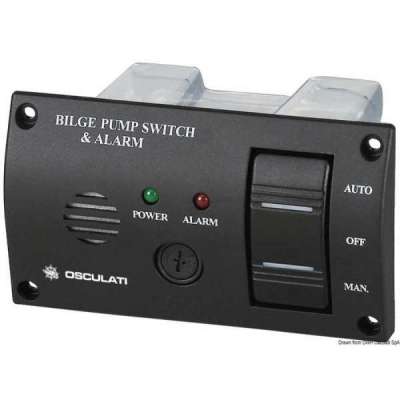 Pannello di controllo per pompe di sentina con allarme sonoro