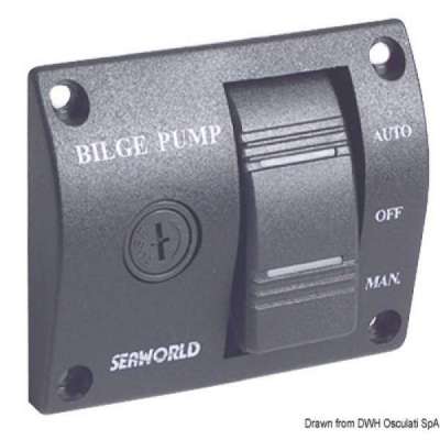 Pannello di controllo per pompe di sentina universale