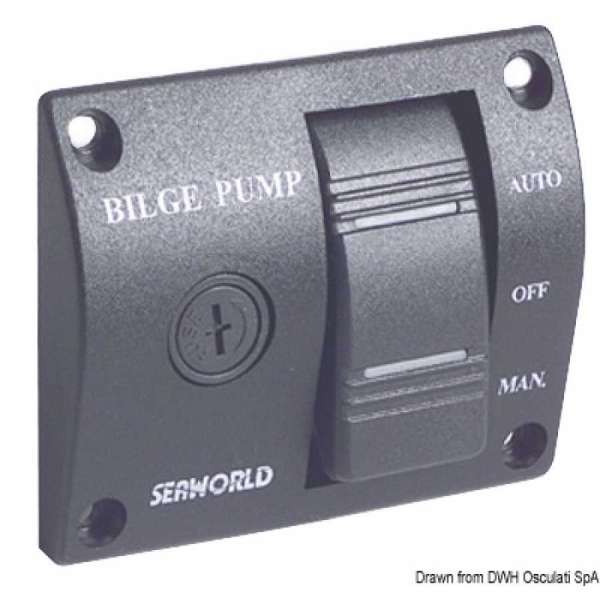 Pannello di controllo per pompe di sentina universale