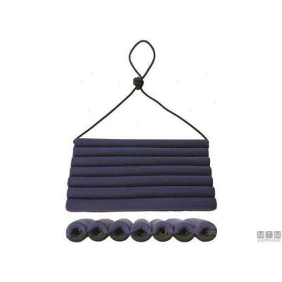 Parabordo pieghevole blu-nero