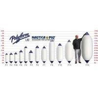 Parabordo POLYFORM F13 testa BLU