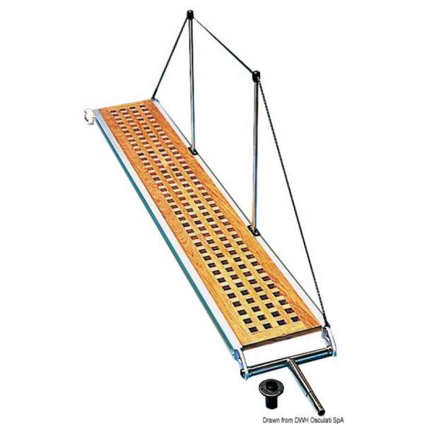 Passerella  fissa 210 cm carabottino