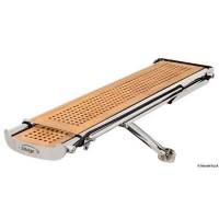 Passerella idraulica telescopica BRIDGE struttura acciaio inox AISI 316 lucidato a specchio