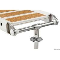 Passerella pieghevole alluminio verniciato bianco