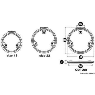 Passo uomo LEWMAR Low Profile tondo