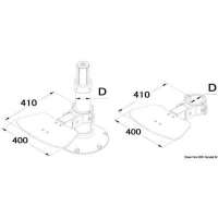 Pedana poggiapiedi pieghevole