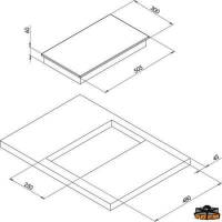 Piano cottura a due piastre a induzione Can