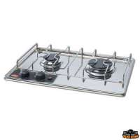 Piano cottura da incassoa a gas  2 fuochi Hidra